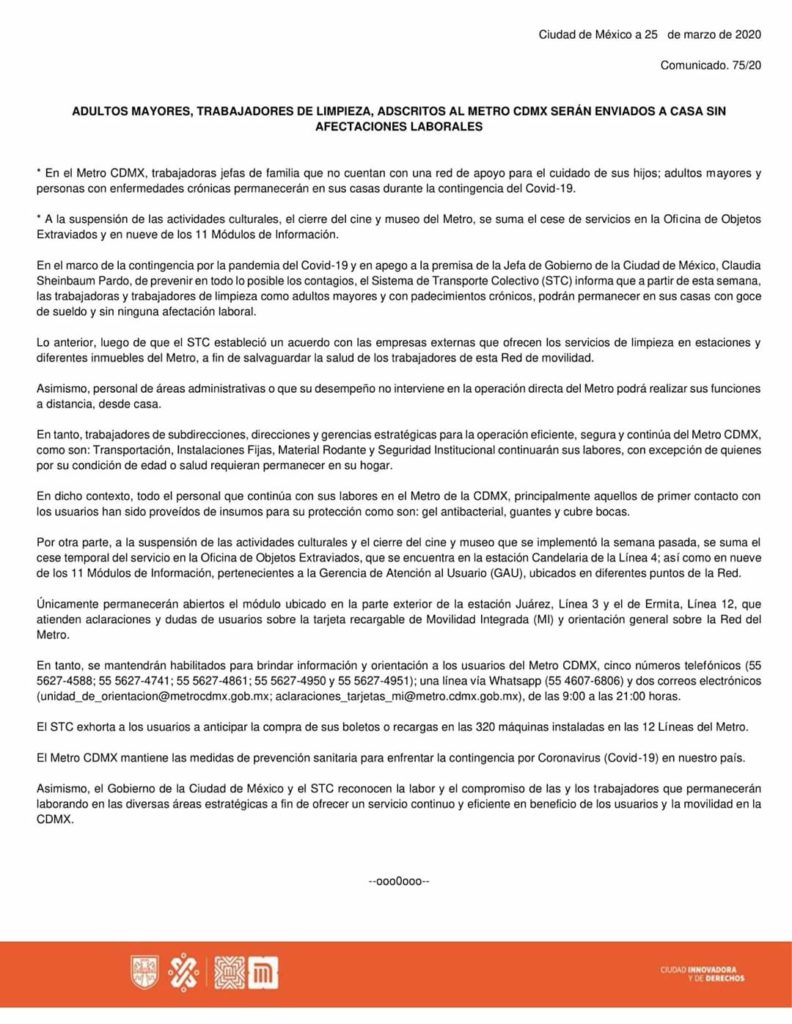Los trabajadores descansarán con goce de sueldo
