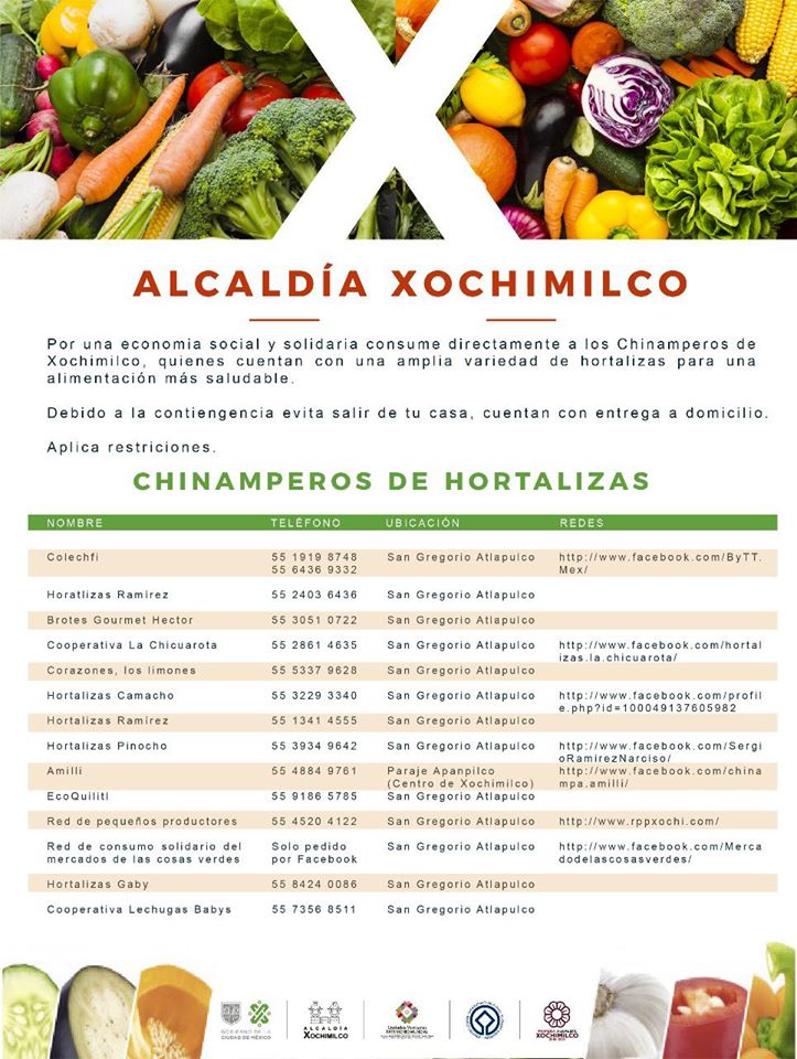 consume local xochimilco