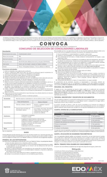 También puedes revisar la convocatoria