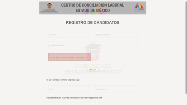 En esta página puedes registrarte para buscar trabajo en Edomex 