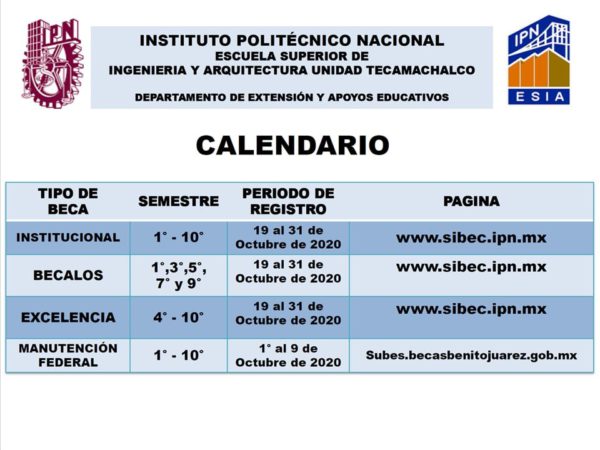 El registro será a través de la plataforma SIBEC