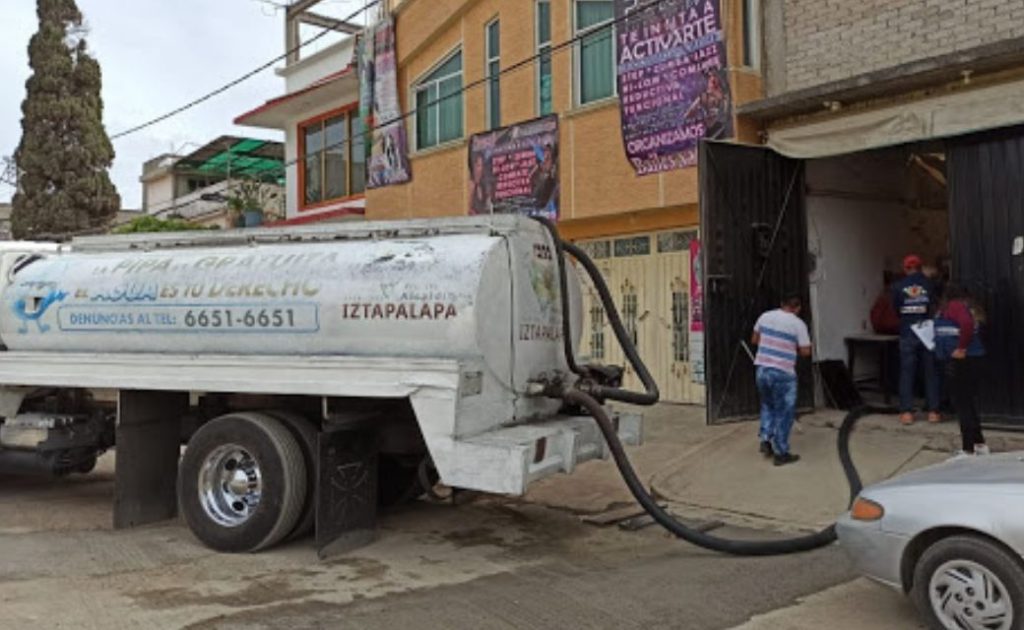 corte de agua en iztapalapa octubre 1