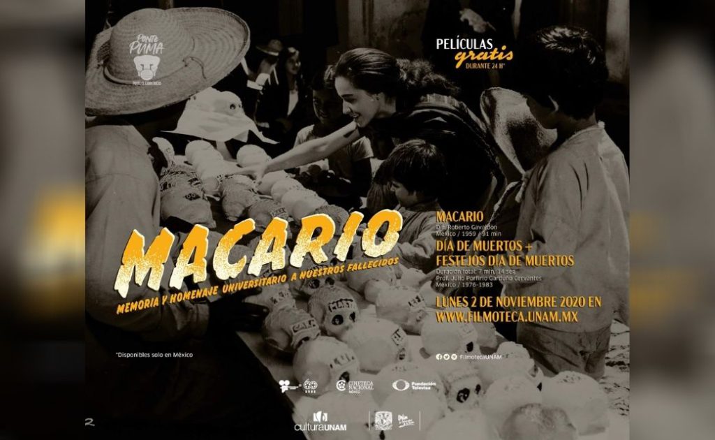 macario pelicula mexicana gratis online link filmoteca unam 2020