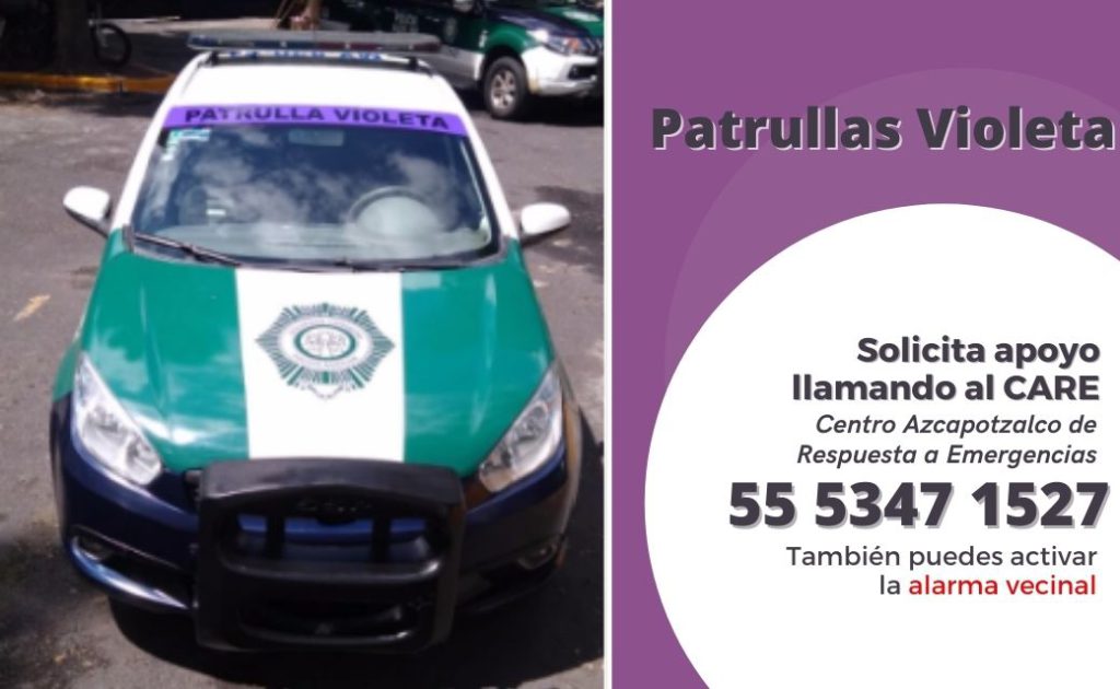 Patrullas Violeta Azcapotzalco Vidal Llerenas Morales