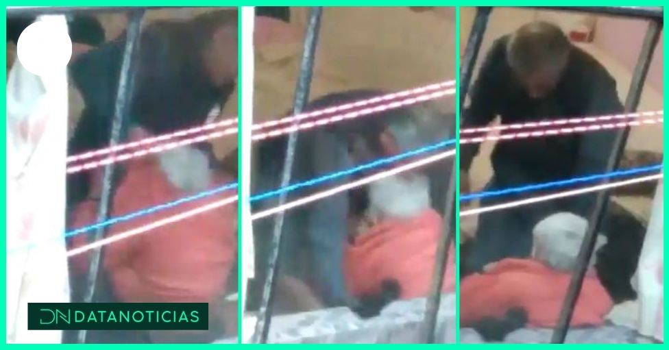 Captan a hombre golpeando a su madre anciana en Tlalpan portada