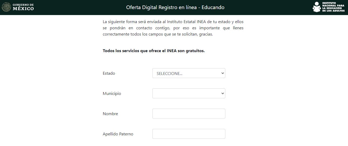 INEA primaria secundaria registro