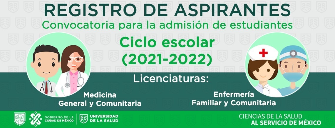 universidad de la salud registro de aspirantes 2021 2022 cdmx