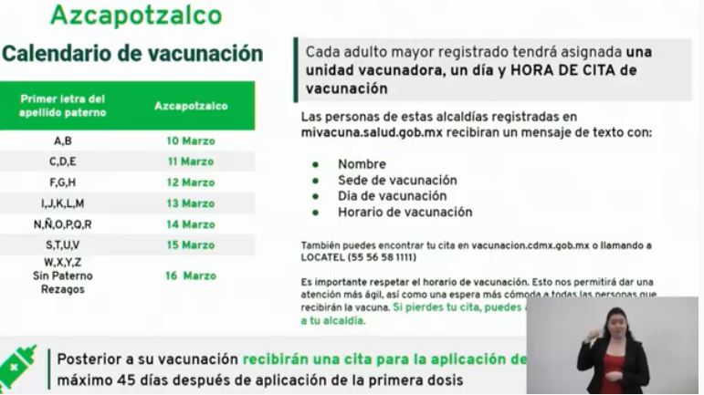 vacuna covid 19 azcapotzalco horarios fechas sedes donde la aplican 2