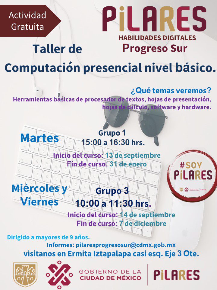 PILARES CDMX abrió un curso de computación desde cero, estos son los detalles | Fb PILARES CDMX