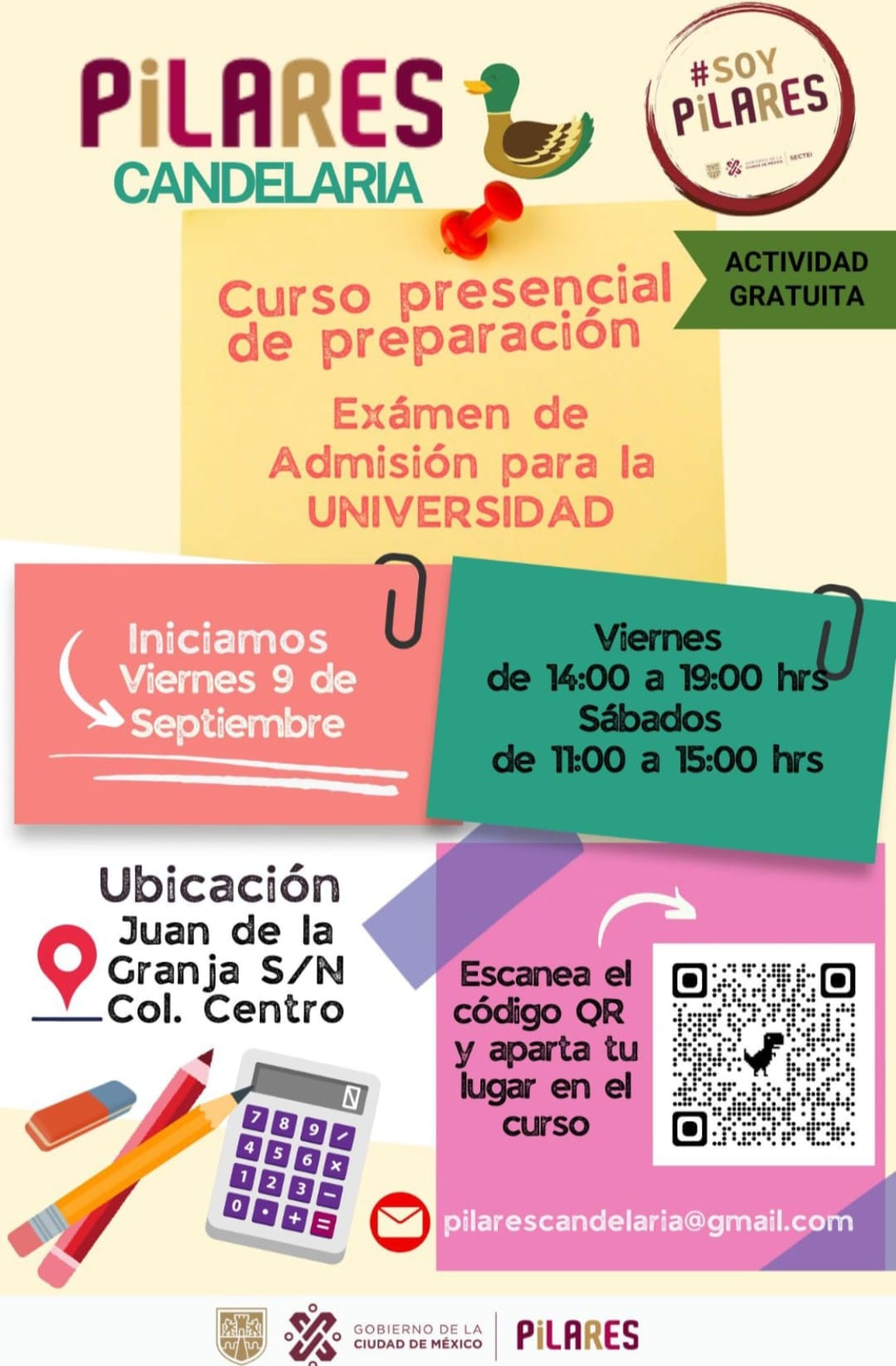 Puedes tomar estos talleres para prepararte antes de tu examen a la universidad | Foto: FB PILARES