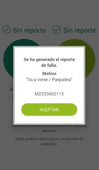 El reporte se puede levantar desde la app de la CFE | Foto: App CFE 