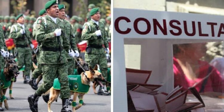 Mario Delgado hizo énfasis en que Morena apoyará en la realización de la consulta para que el ejército se mantenga en las calles | Foto: Gobierno de México y Canal del Congreso