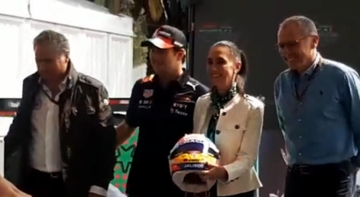 Claudia-Sheinbaum-Fórmula 1-Checo-Pérez
