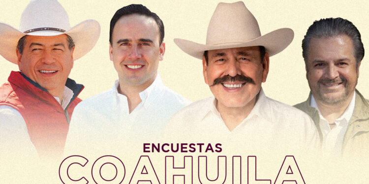 Encuestas Coahuila 2023. Al cierre de marzo, Manolo Jiménez es puntero, Guadiana va segundo coahuila PORTADA