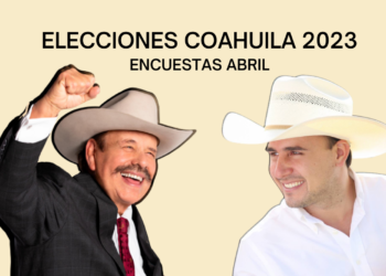 Jiménez y Guadiana lideran encuestas de Coahuila.