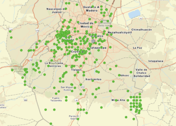 Mapa de las zonas con más registro de sismos de la CDMX. FOTO: Atlas de Riesgos