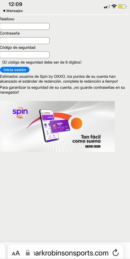 Fraude SPIN by OXXO. Ofrecen puntos por mensaje SMS 3