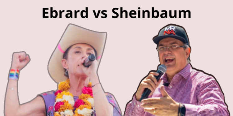 Ebrard y Sheinbaum quién será el representante de la coalición Juntos Hacemos Historia.