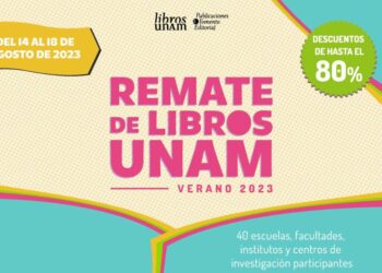 Remate de libros UNAM verano 2023