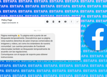 Estafa de reporte de Facebook Por qué me llegan mensajes a mi página PORTADA